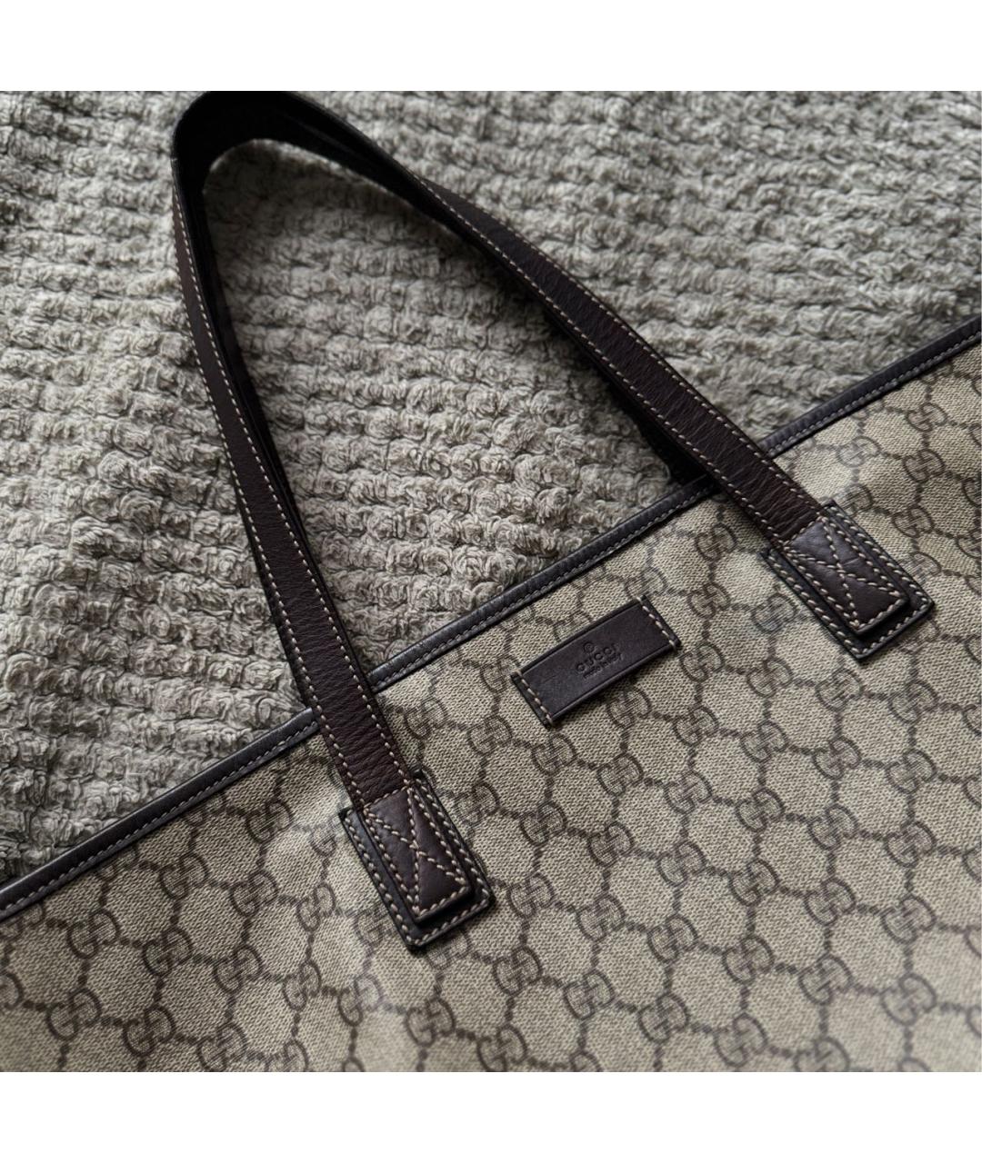 GUCCI Бежевая сумка тоут, фото 4