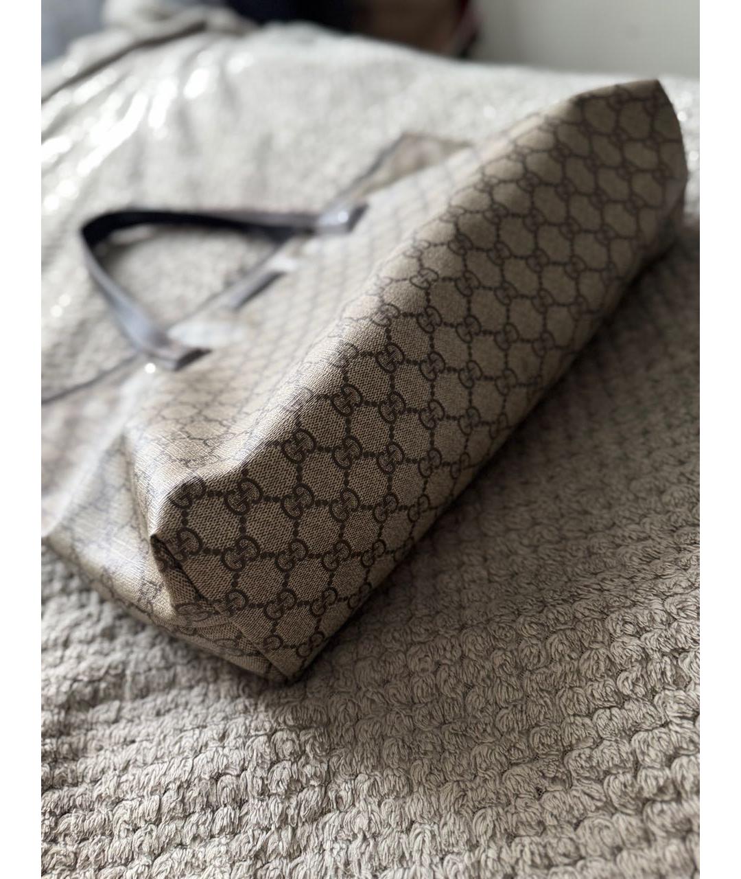 GUCCI Бежевая сумка тоут, фото 3