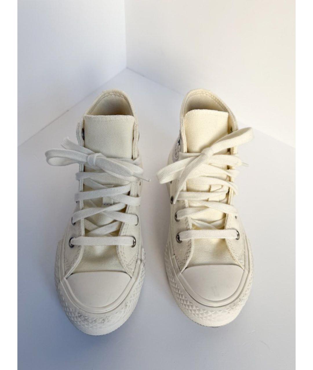 CONVERSE Белые текстильные кеды, фото 3