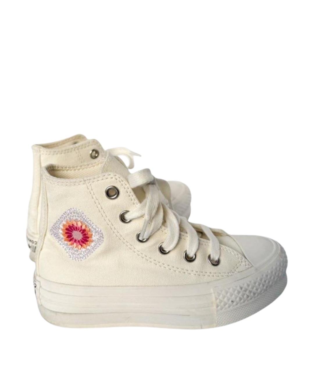 CONVERSE Белые текстильные кеды, фото 1