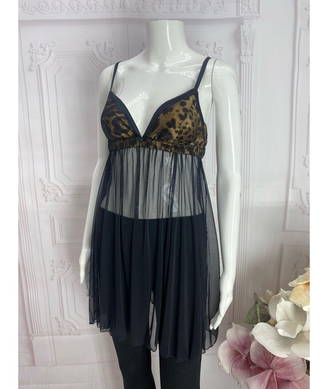 DOLCE&GABBANA Черная пижамы и сорочки, фото 5