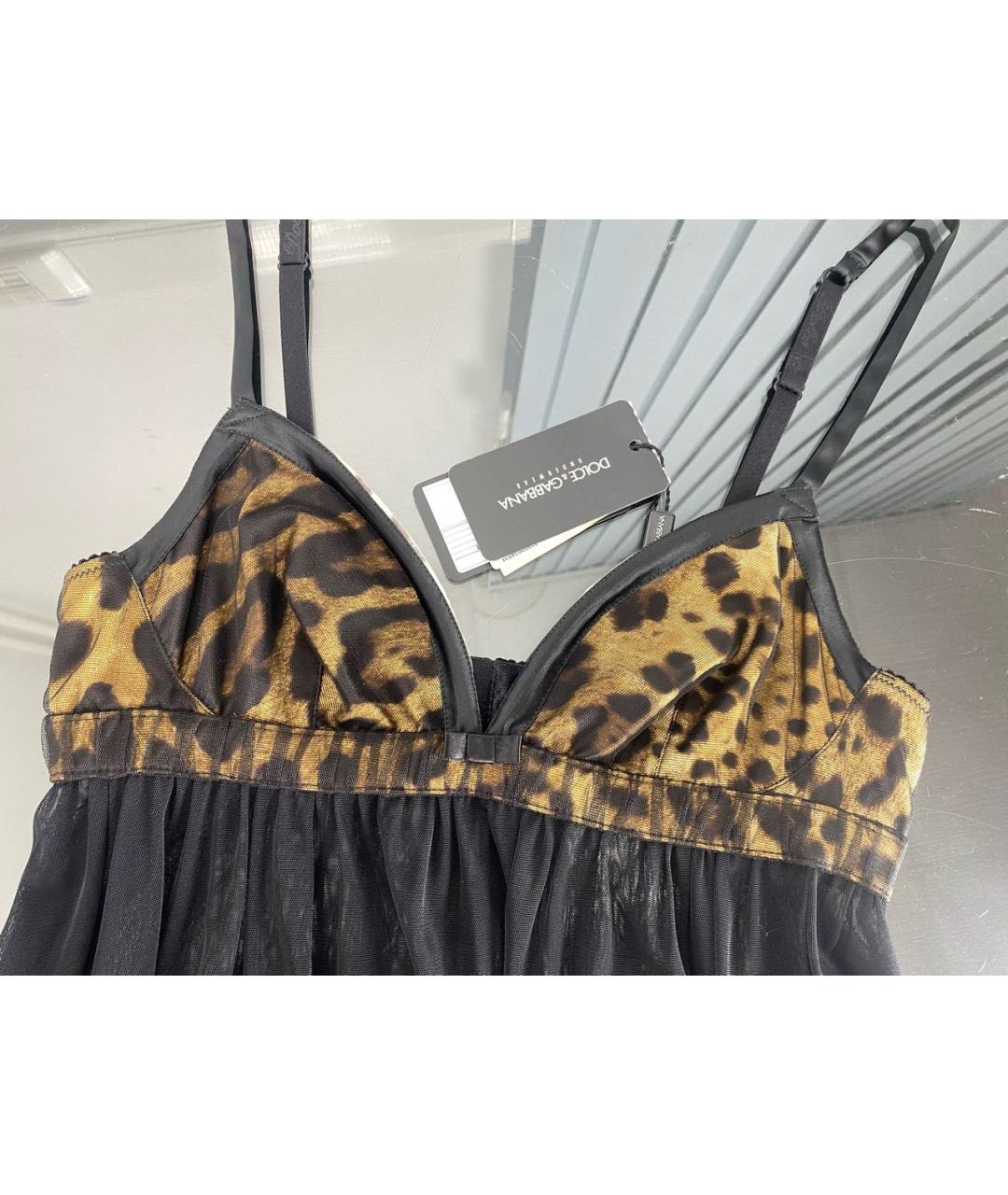 DOLCE&GABBANA Черная пижамы и сорочки, фото 4