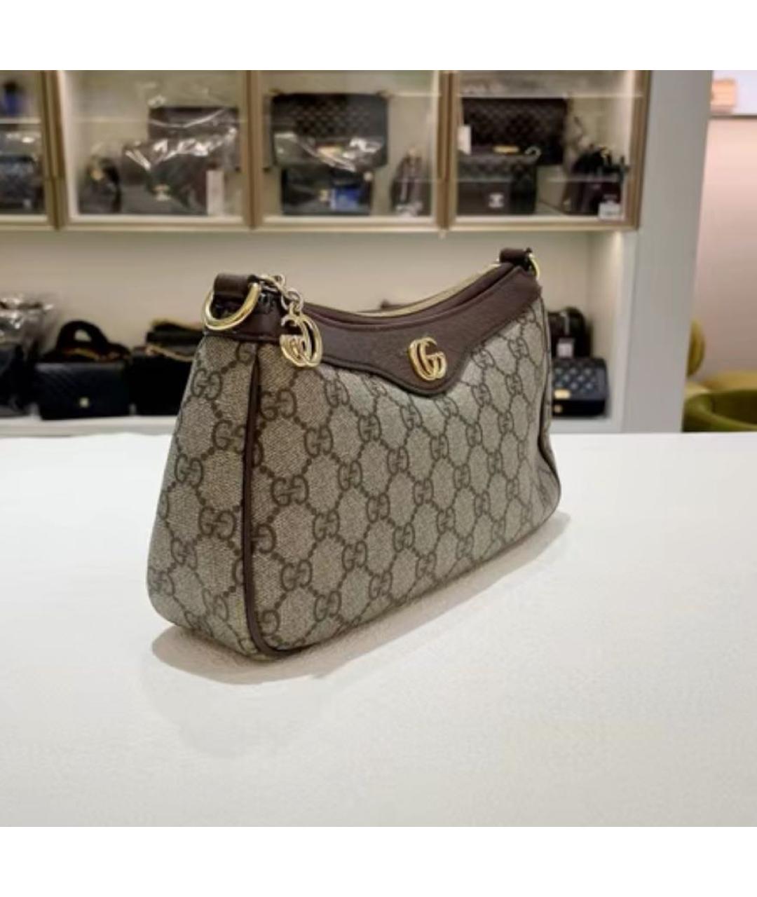 GUCCI Кожаная сумка через плечо, фото 4