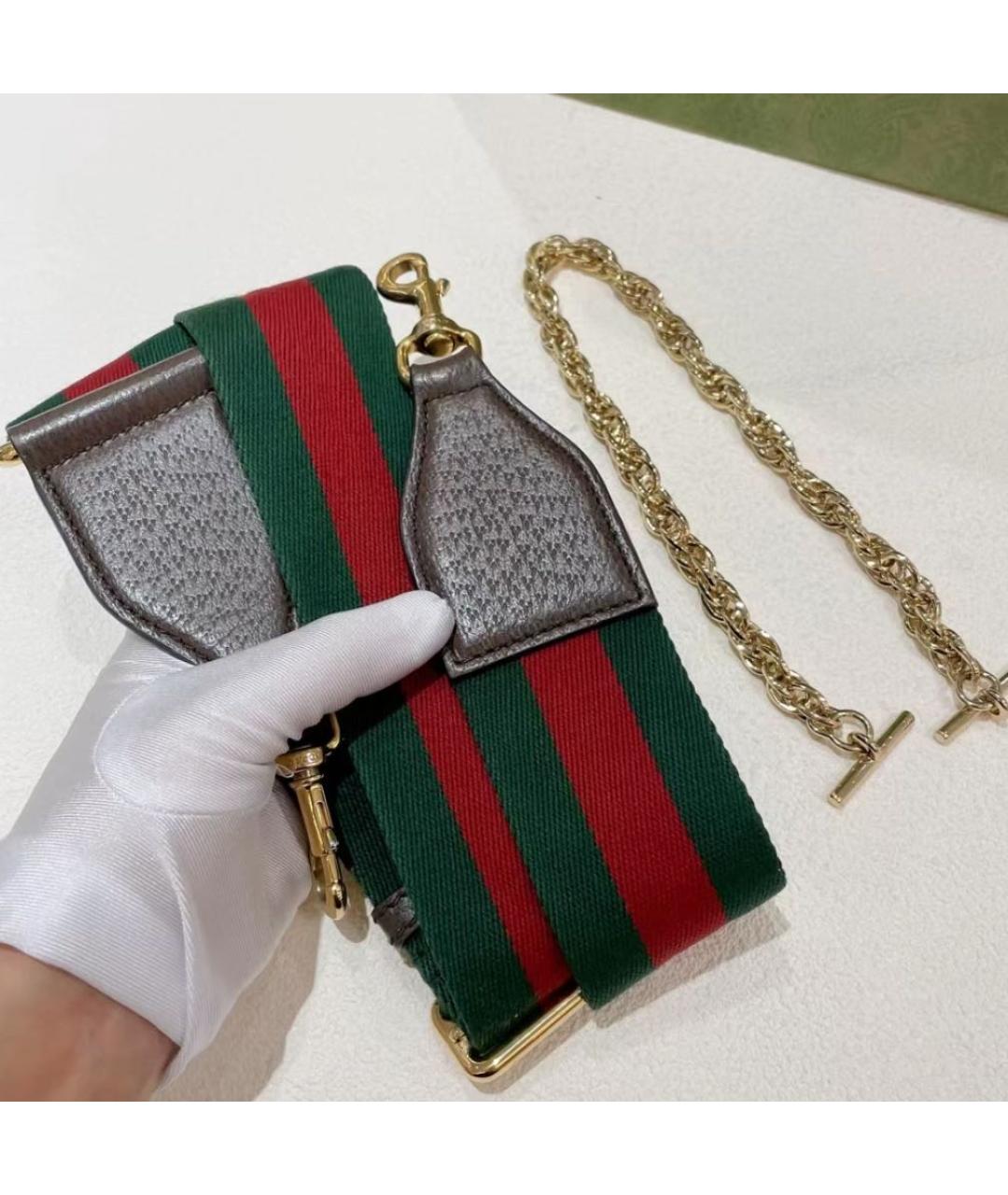 GUCCI Кожаная сумка через плечо, фото 6