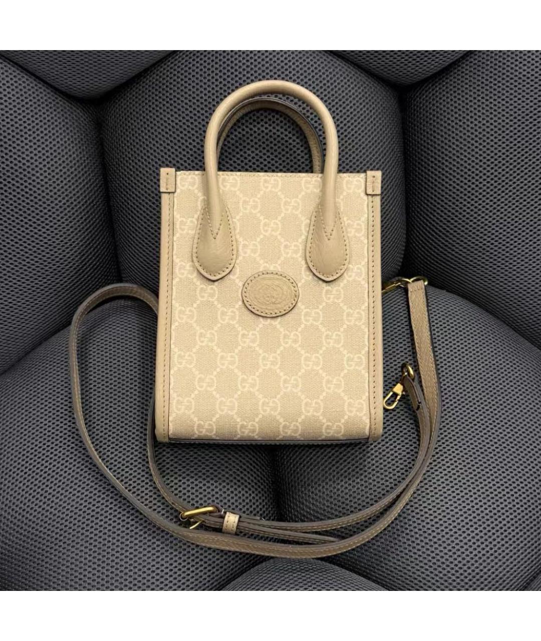 GUCCI Бежевая сумка через плечо, фото 2