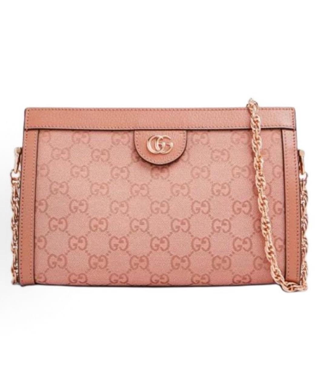 GUCCI Коралловая сумка через плечо, фото 8
