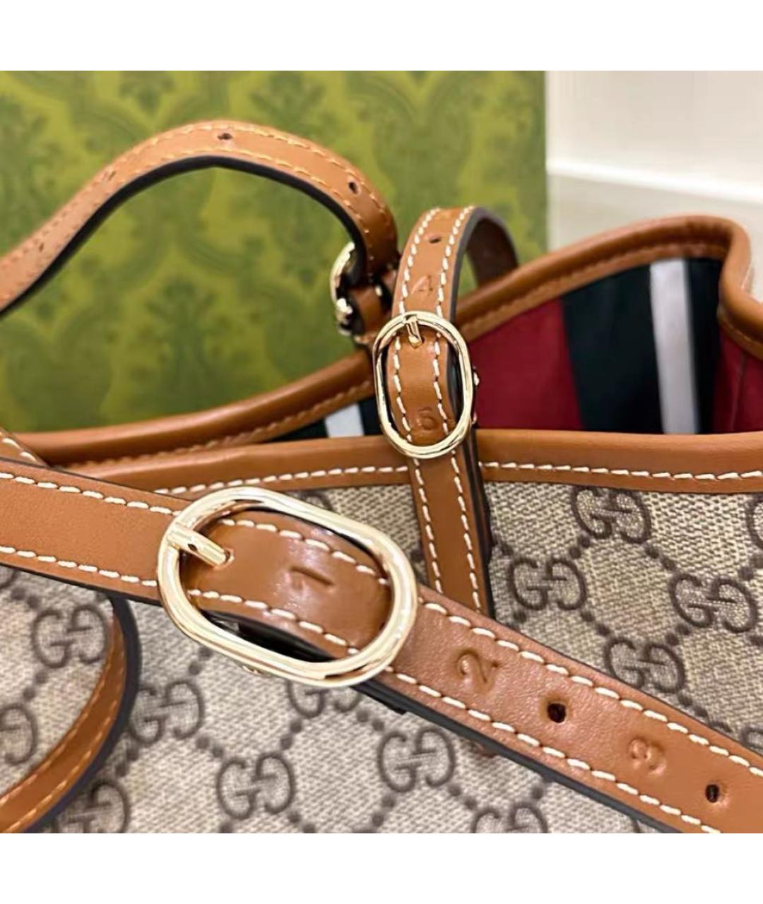 GUCCI Кожаная сумка через плечо, фото 5