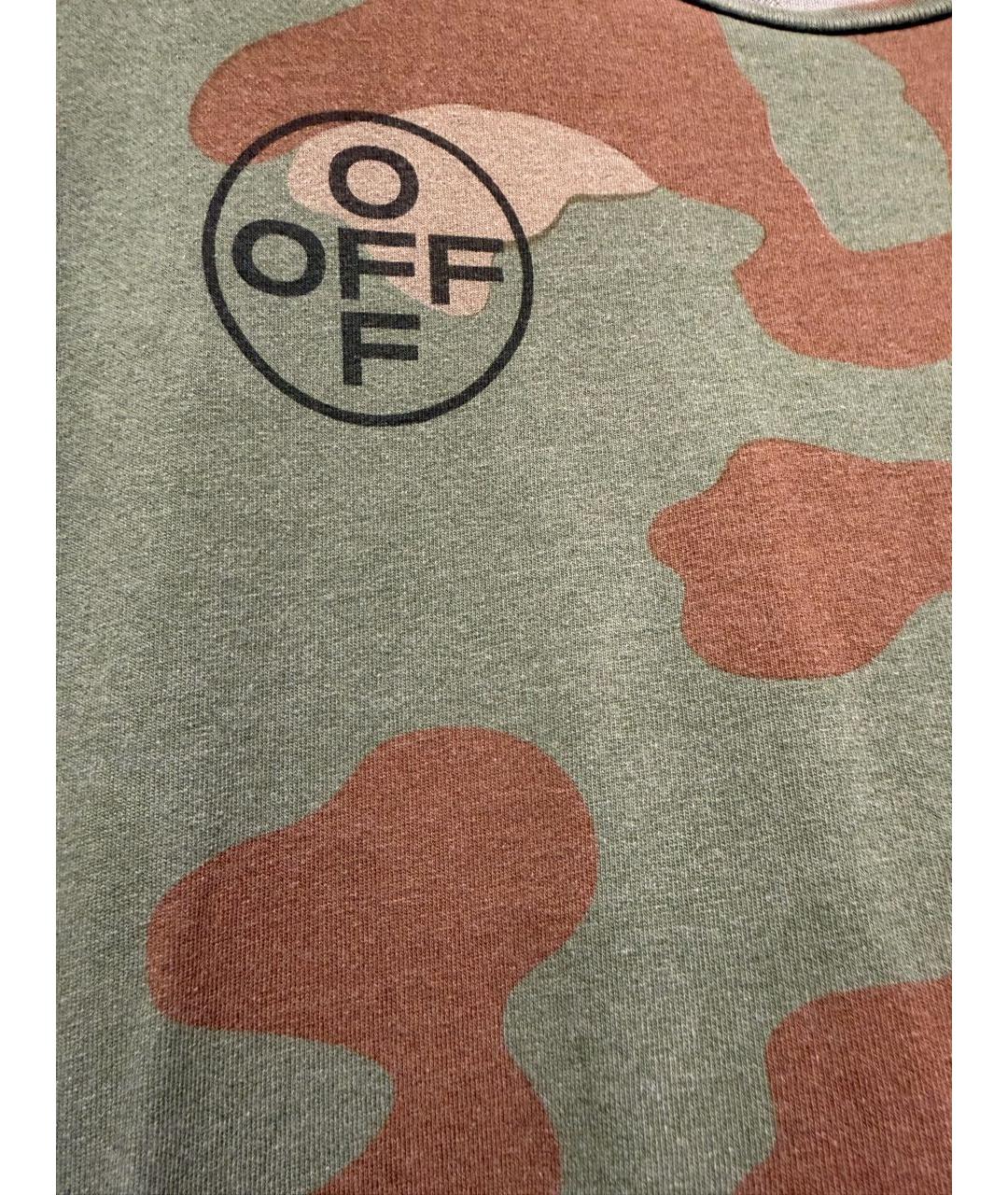OFF-WHITE Хлопковая футболка, фото 4