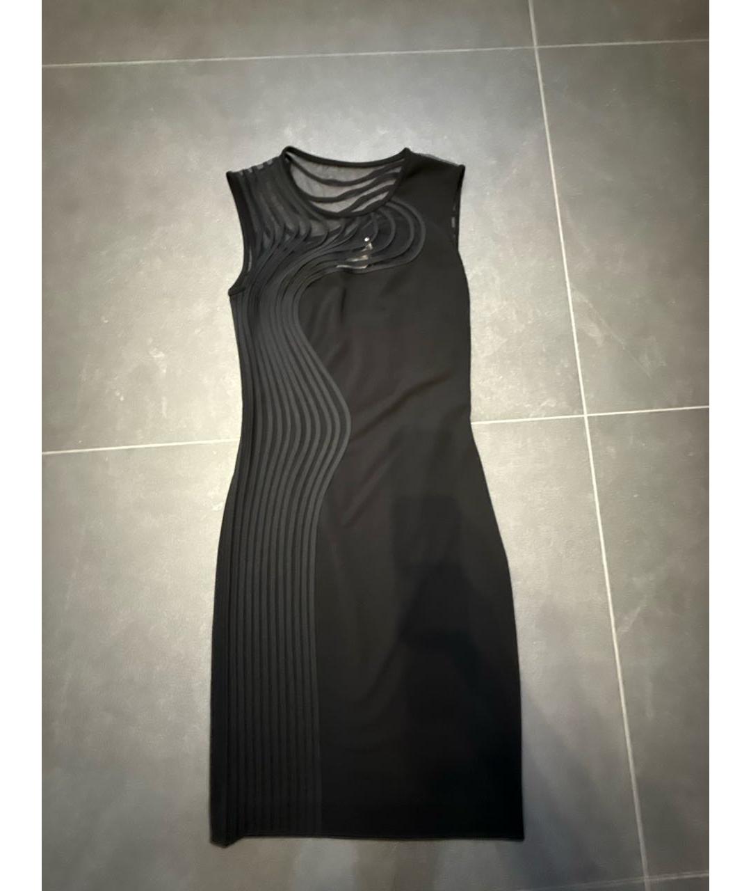 STELLA MCCARTNEY Черное полиэстеровое повседневное платье, фото 6