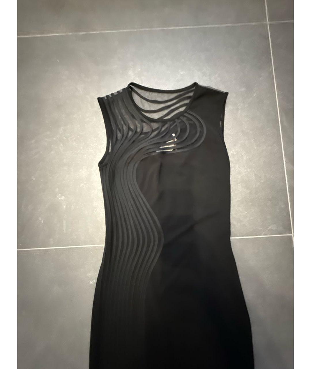 STELLA MCCARTNEY Черное полиэстеровое повседневное платье, фото 4