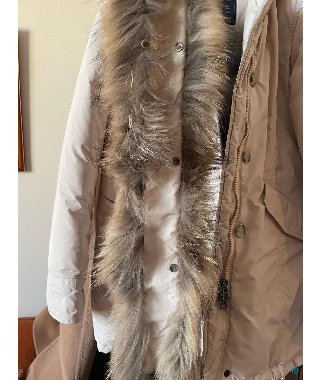 WOOLRICH Бежевая полиамидовая куртка, фото 6