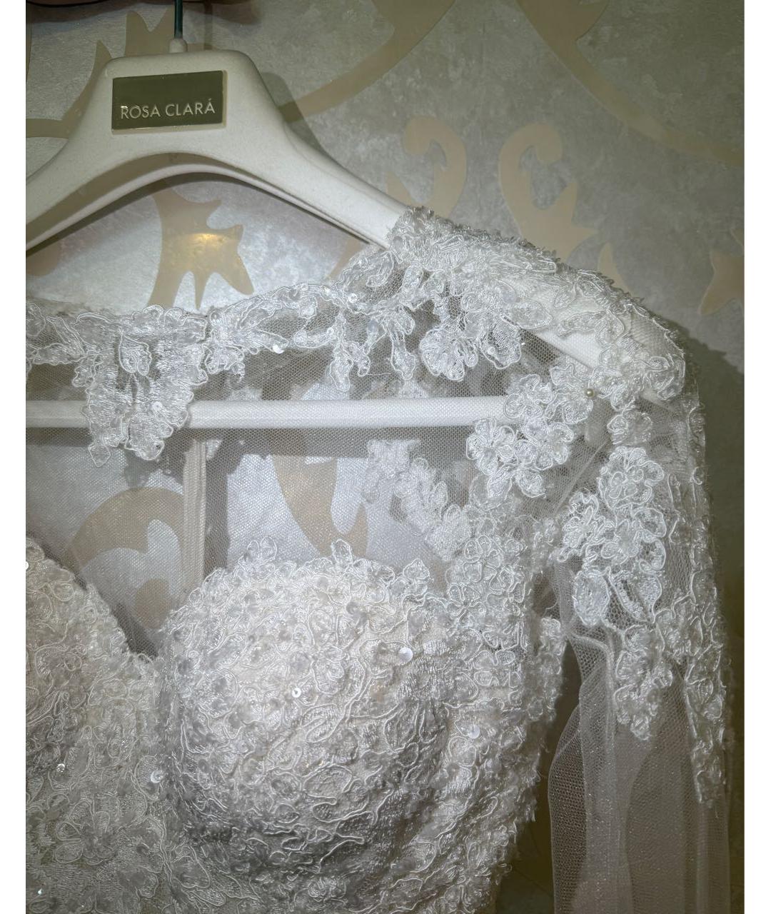 ZUHAIR MURAD Бежевое кружевное свадебное платье, фото 4