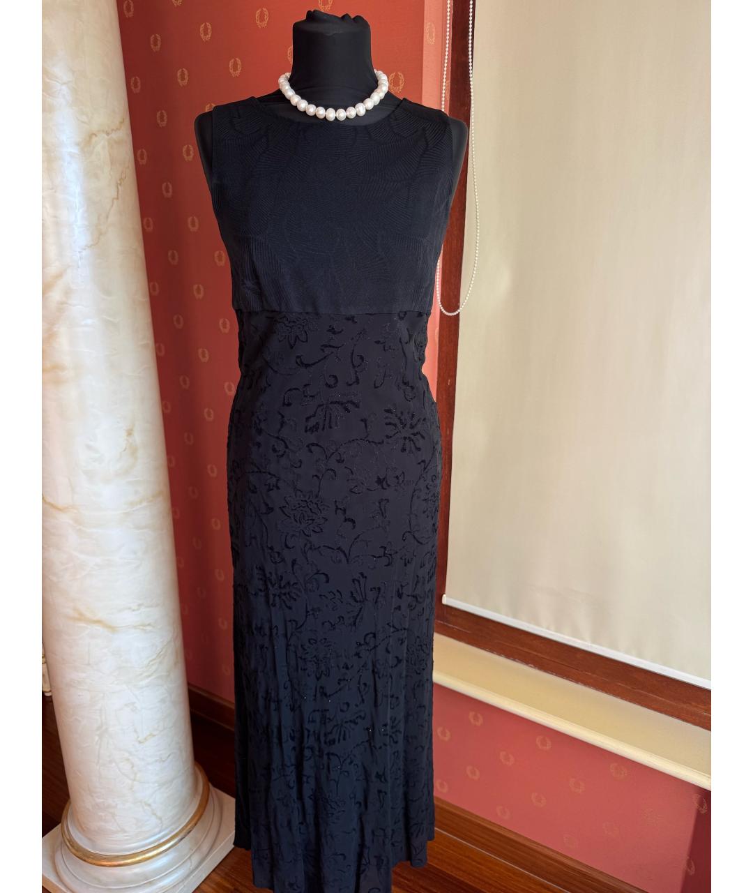 UNGARO Черное вечернее платье, фото 8