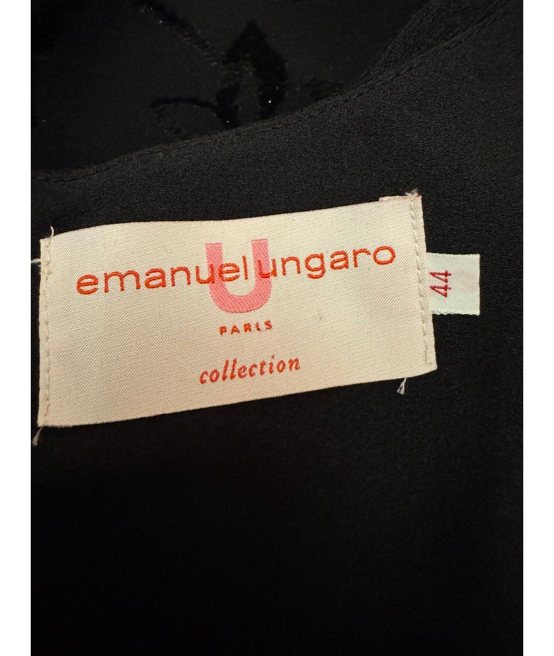 UNGARO Черное вечернее платье, фото 3
