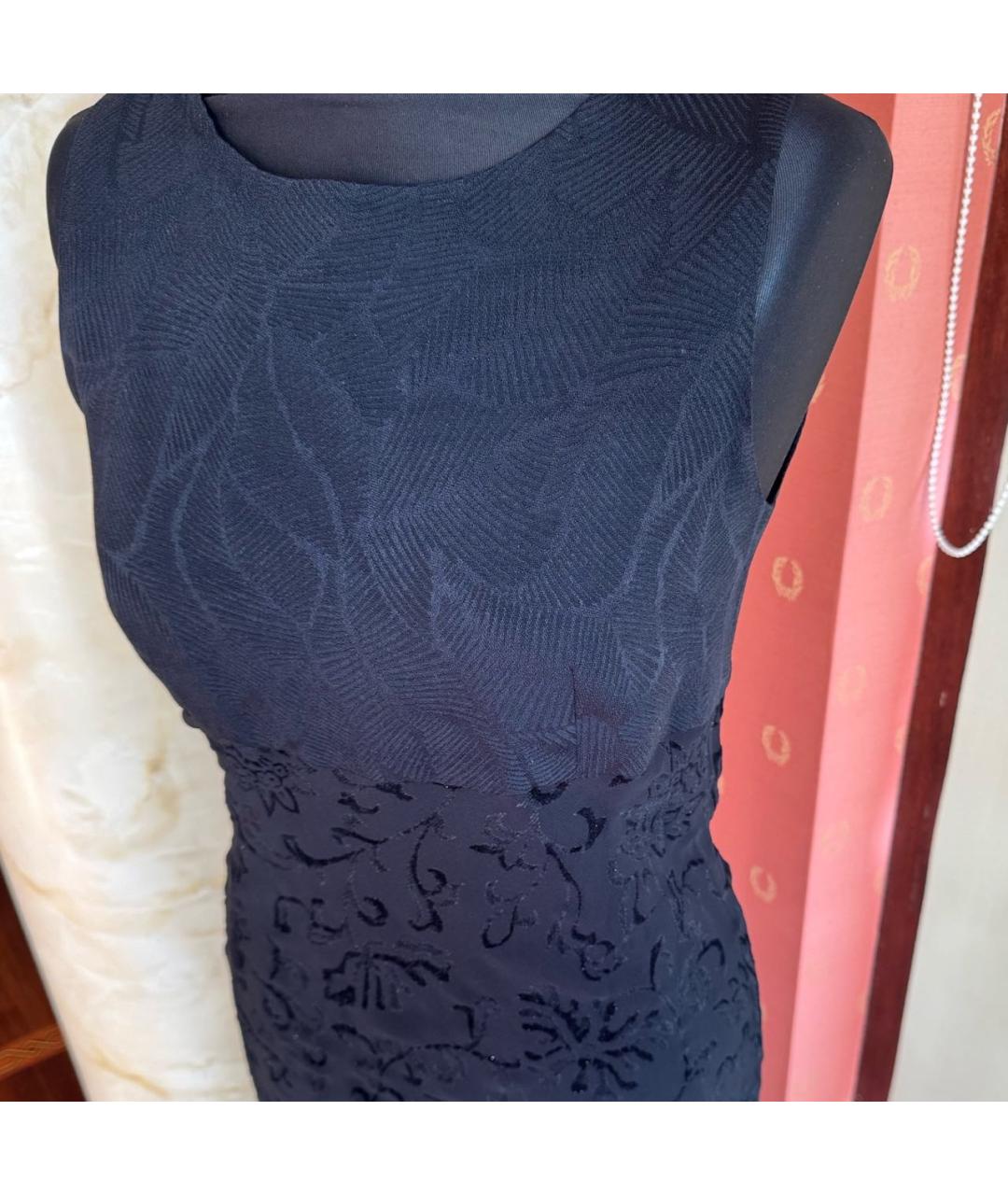 UNGARO Черное вечернее платье, фото 4