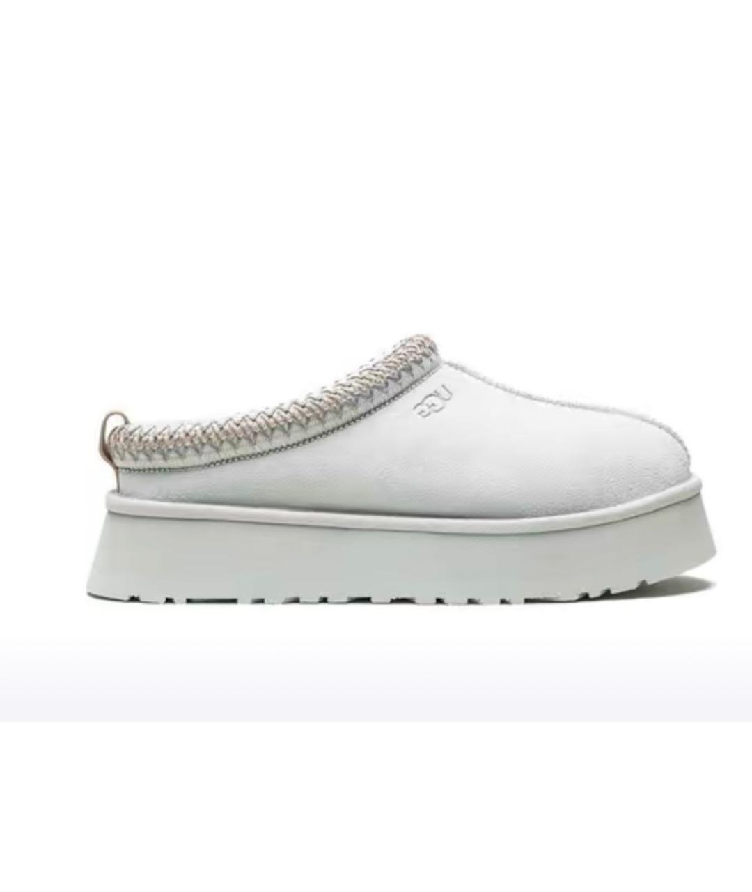 UGG AUSTRALIA Белые замшевые сабо, фото 3