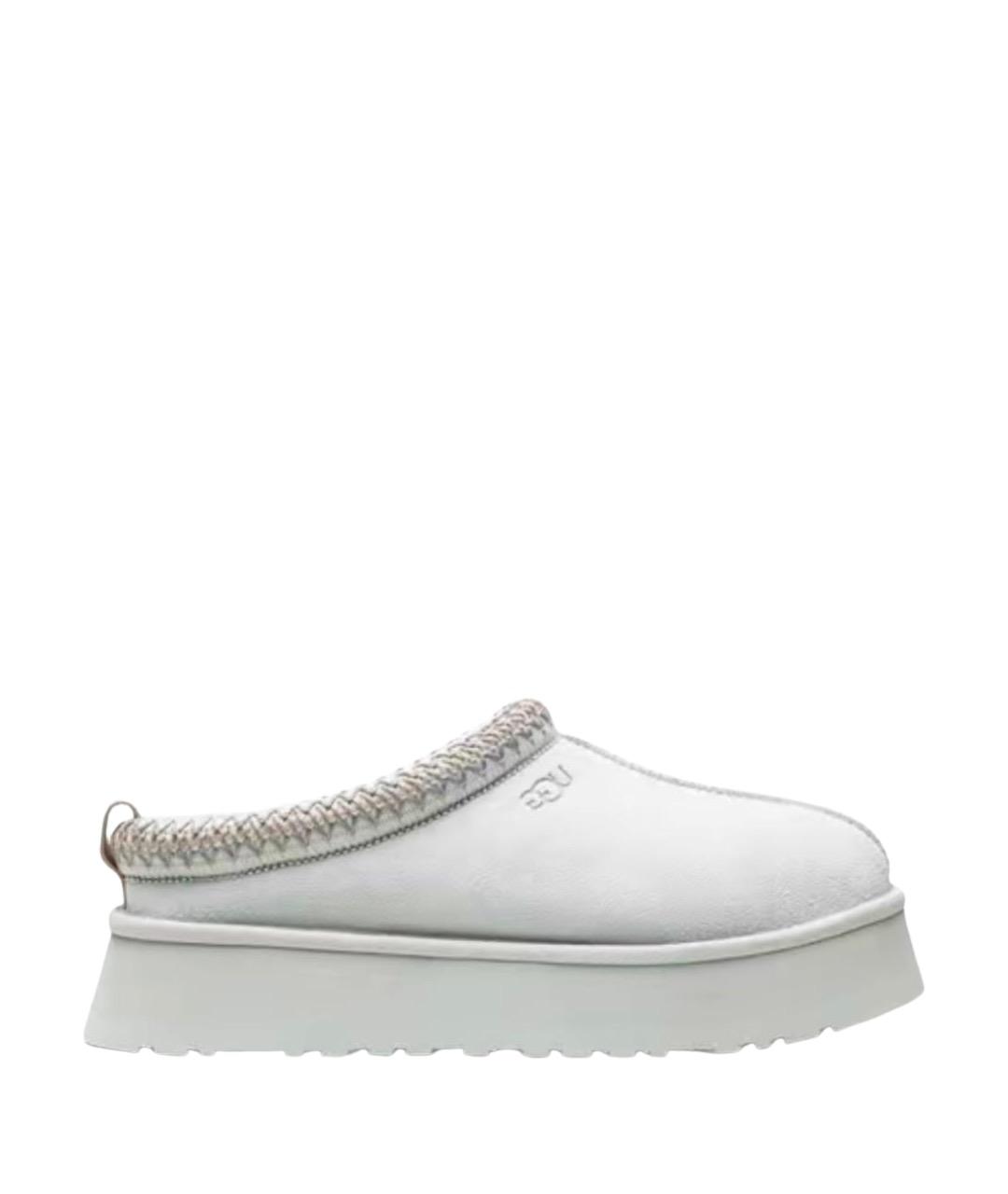 UGG AUSTRALIA Белые замшевые сабо, фото 1