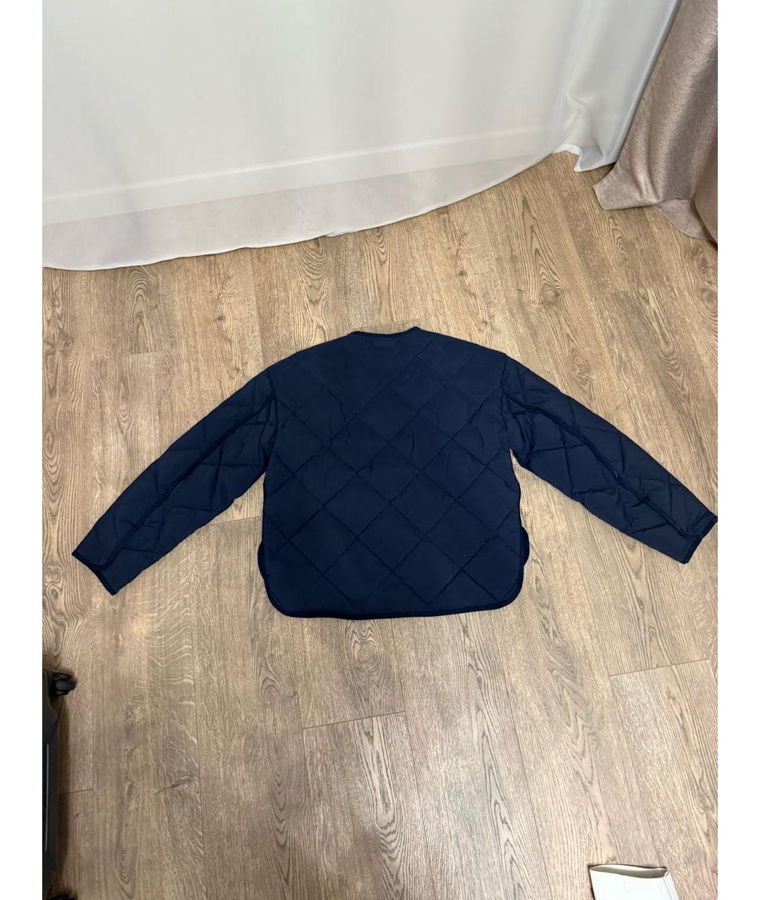 CALVIN KLEIN Темно-синяя полиамидовая куртка, фото 2