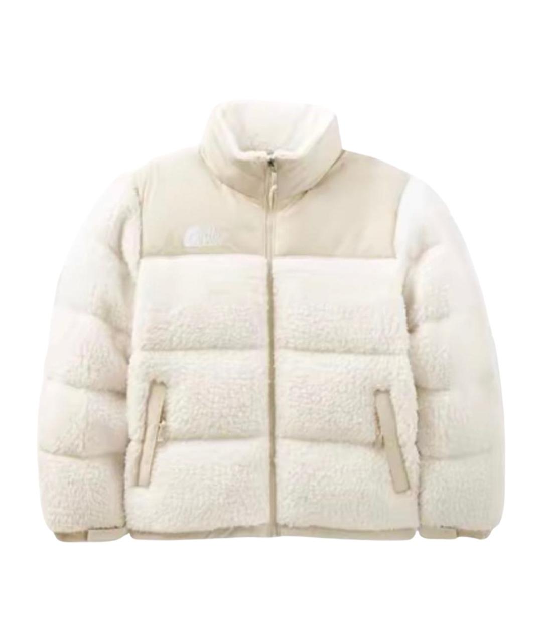 THE NORTH FACE Бежевый хлопковый пуховик, фото 1