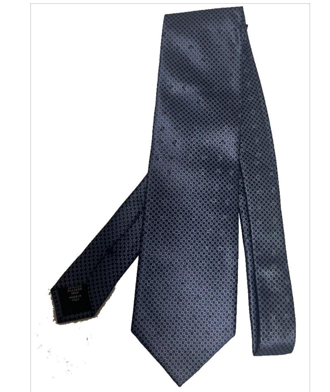ERMENEGILDO ZEGNA XXX Темно-синий шелковый галстук, фото 8