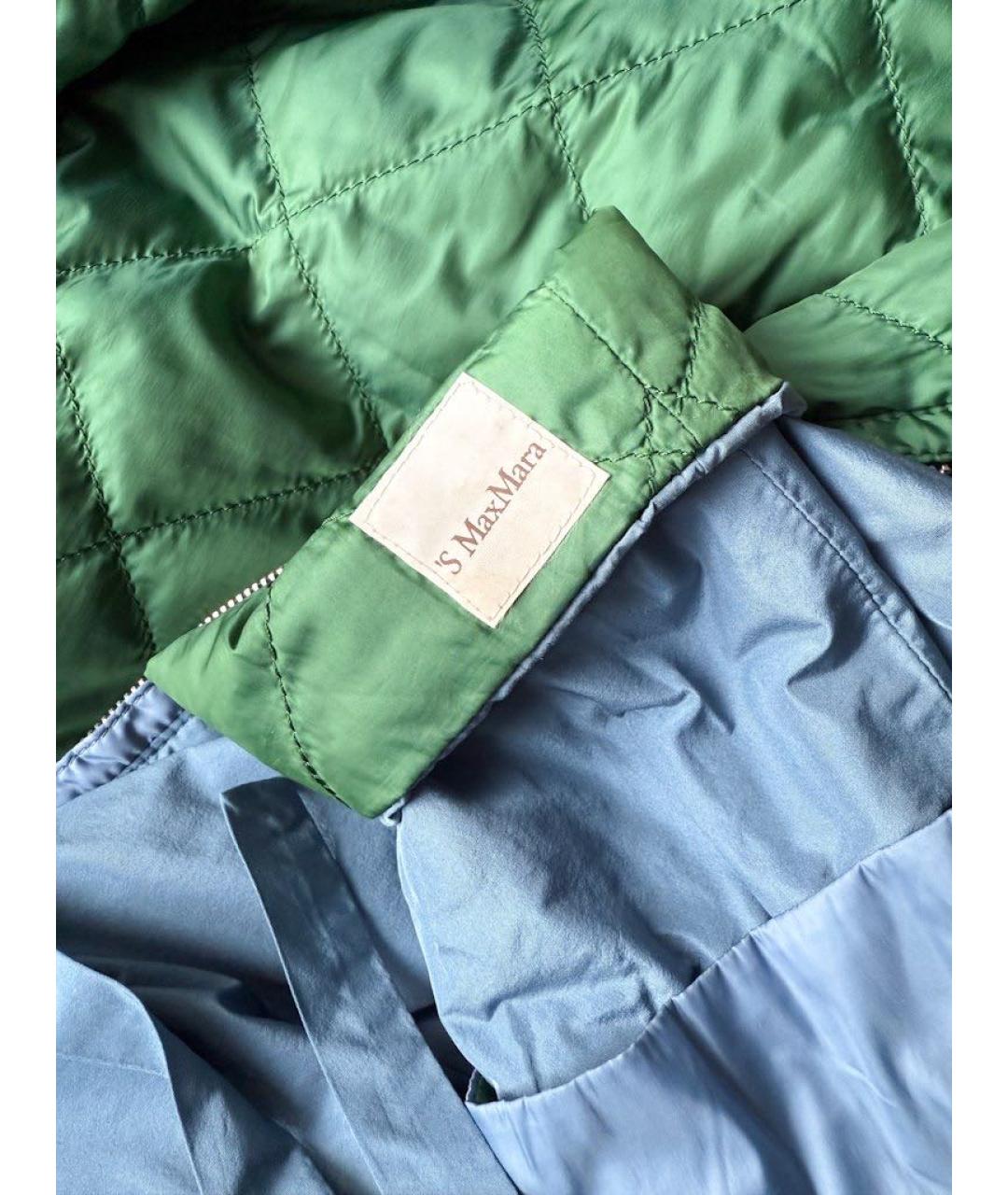 'S MAX MARA Зеленая куртка, фото 4