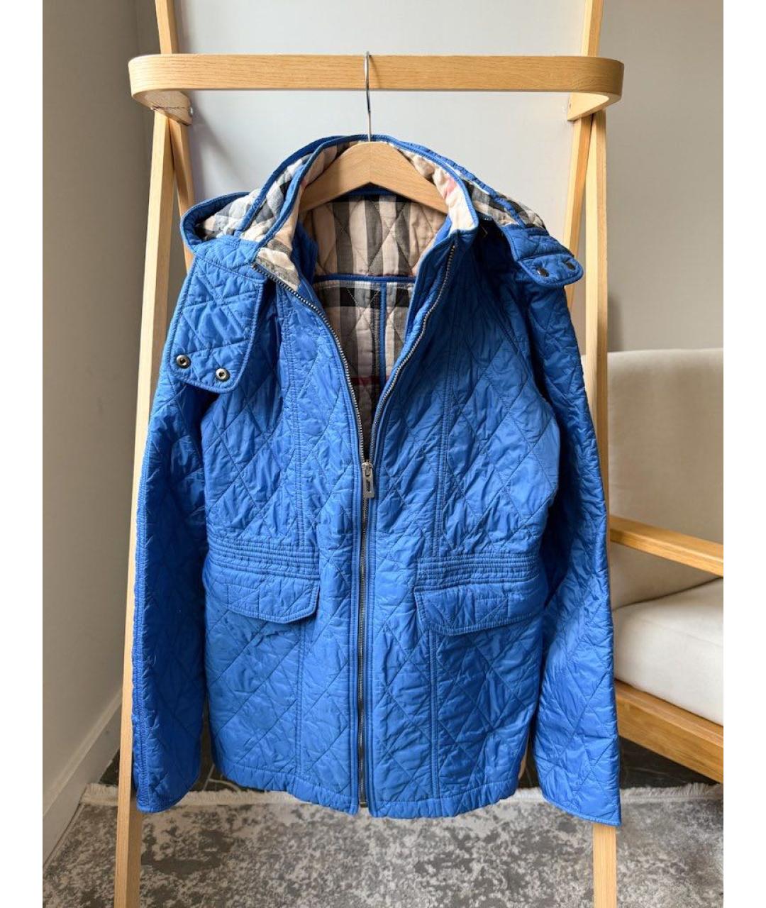 BURBERRY Синяя куртка, фото 5