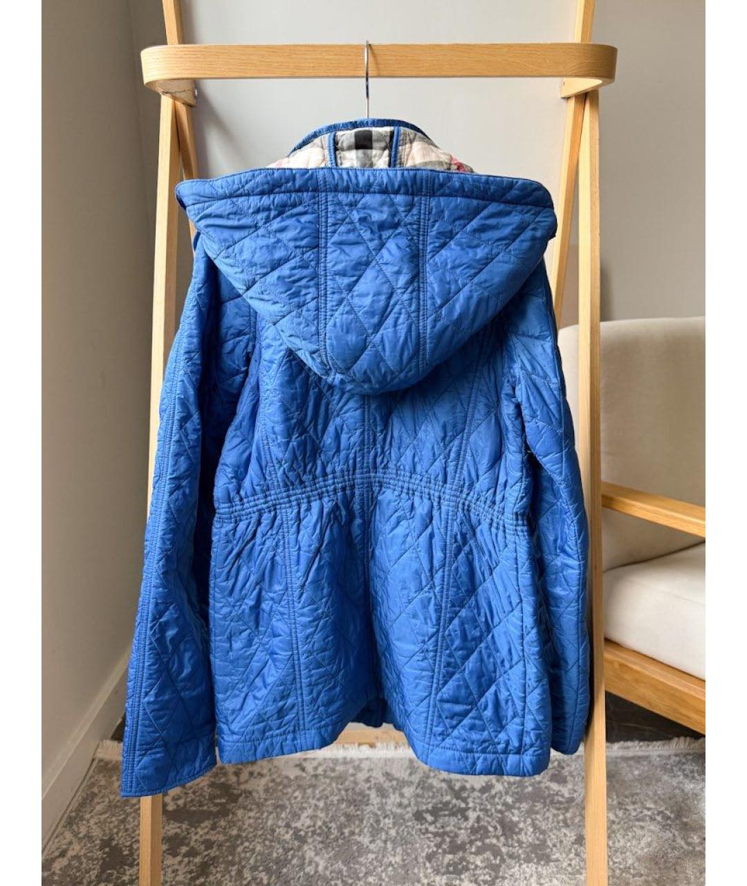 BURBERRY Синяя куртка, фото 2