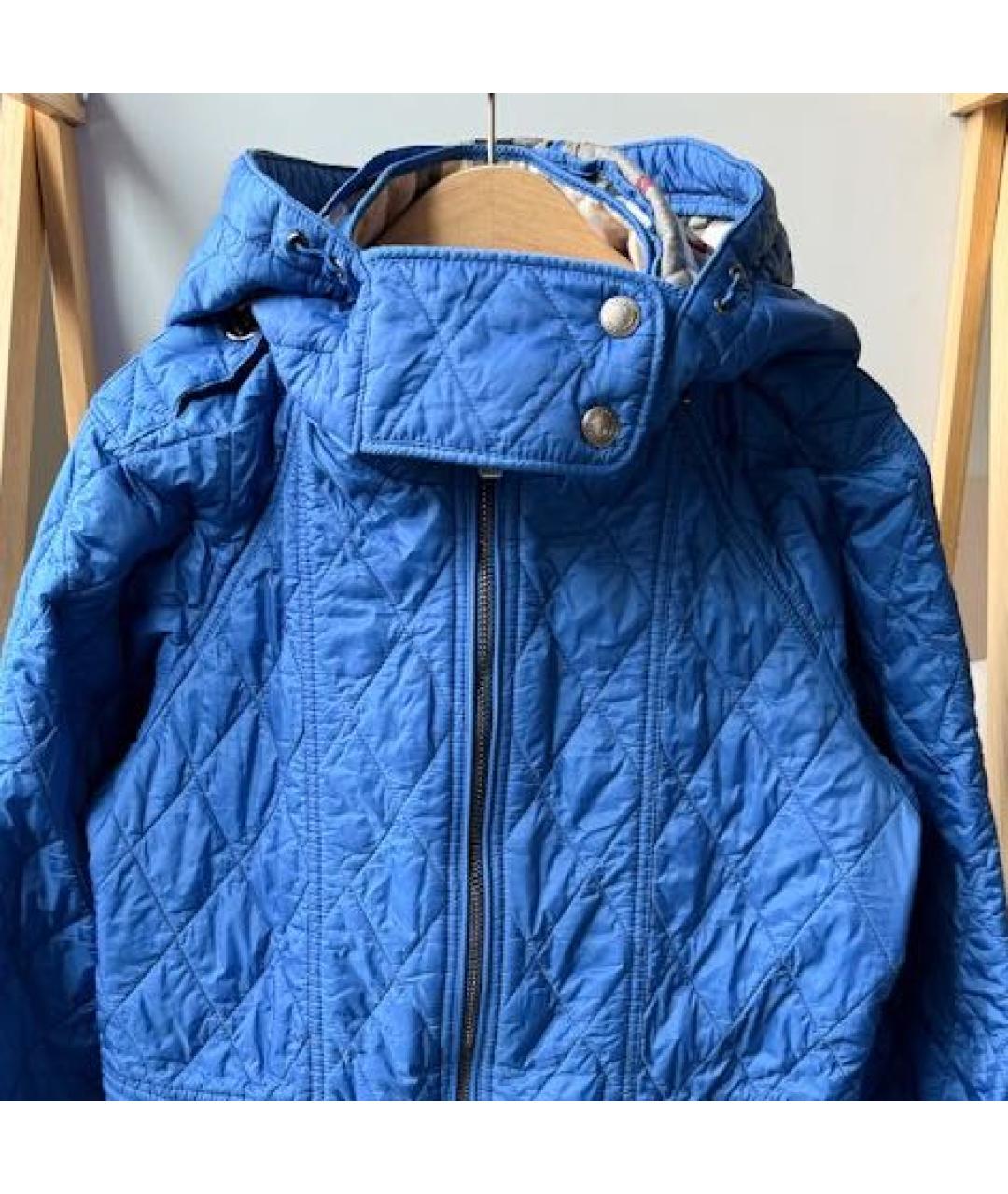 BURBERRY Синяя куртка, фото 3