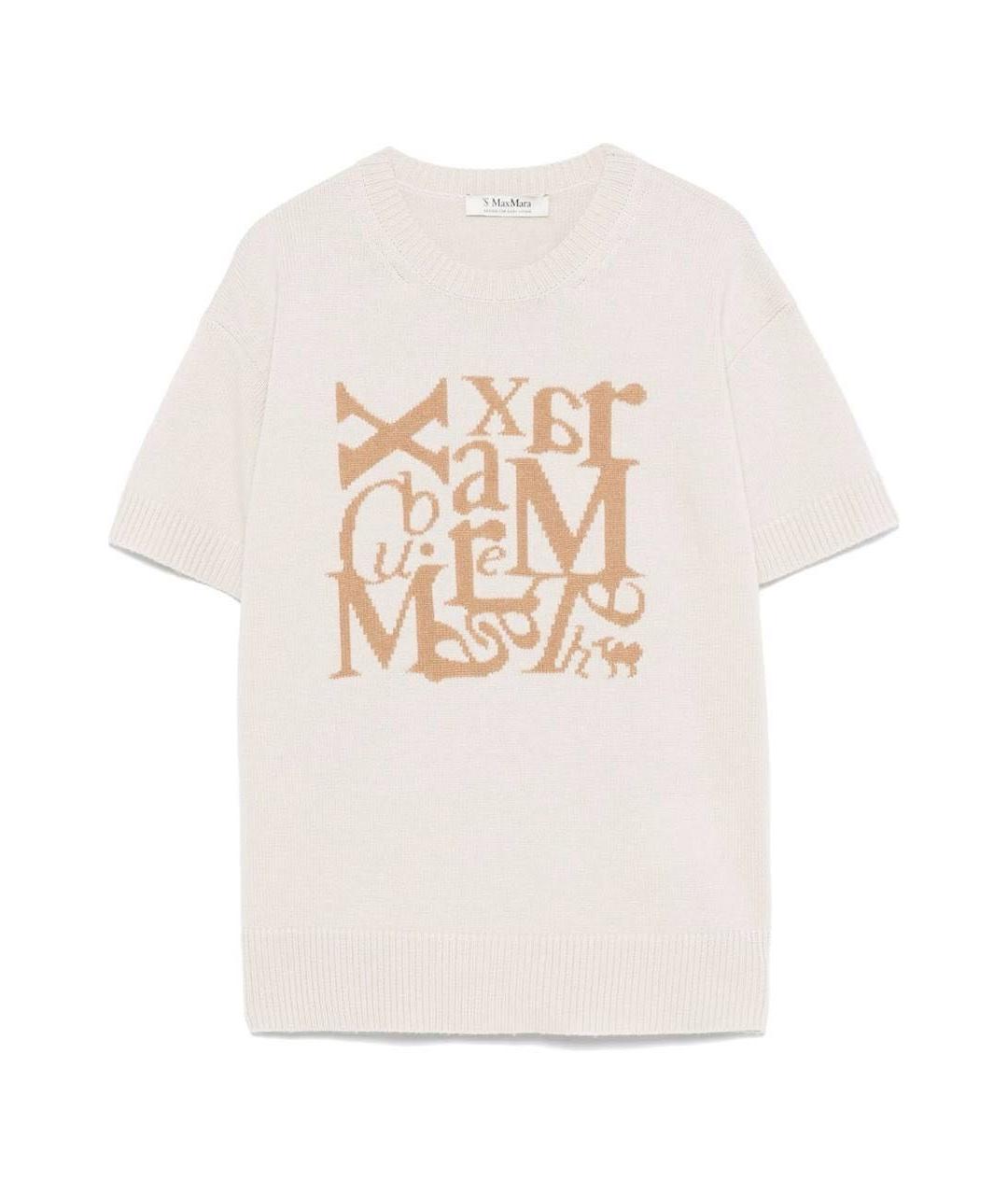 'S MAX MARA Бежевый джемпер / свитер, фото 1
