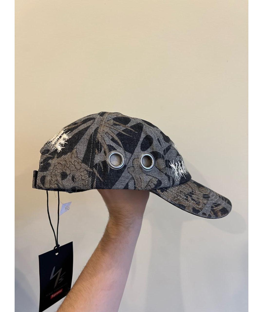 SUPREME Черная хлопковая кепка/бейсболка, фото 2