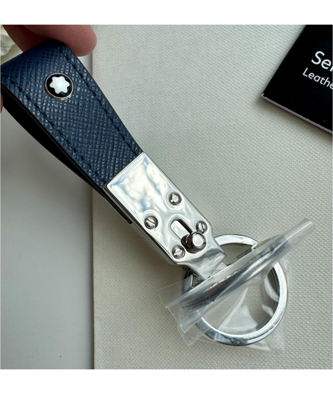 MONTBLANC Темно-синий брелок, фото 8