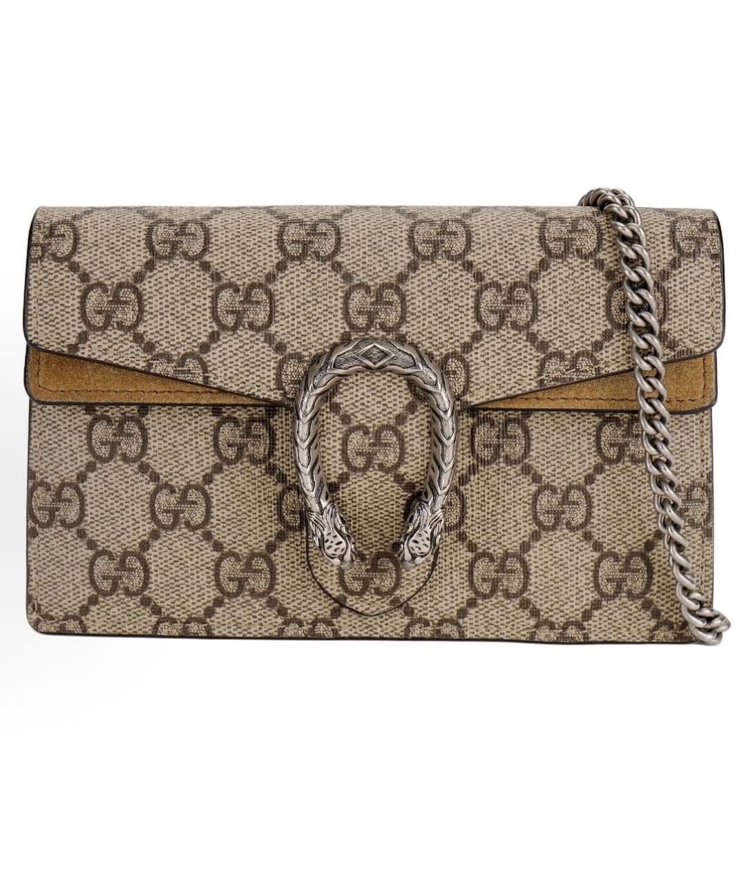 GUCCI Коричневая сумка через плечо, фото 1