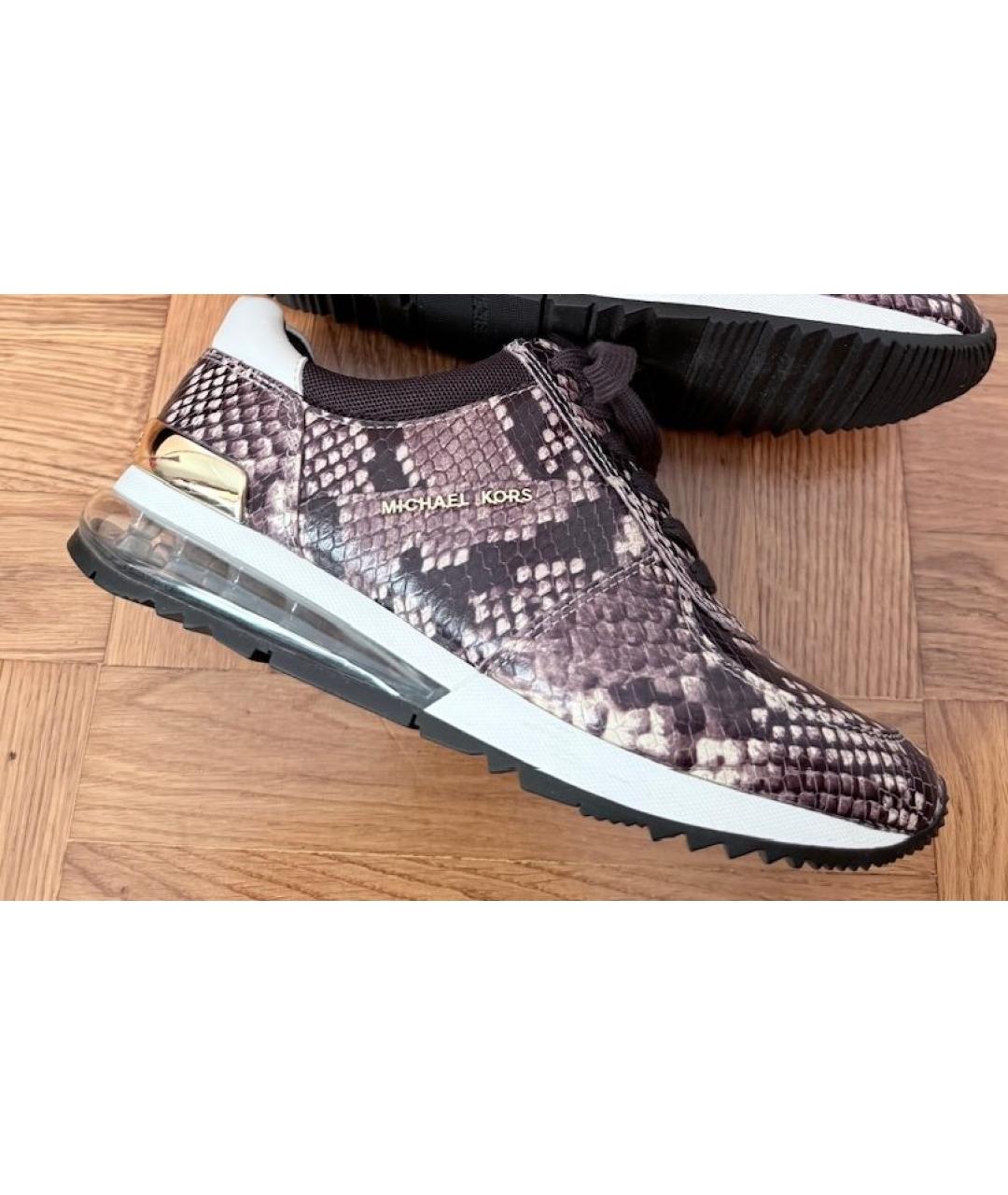 MICHAEL KORS Кожаные кроссовки, фото 10