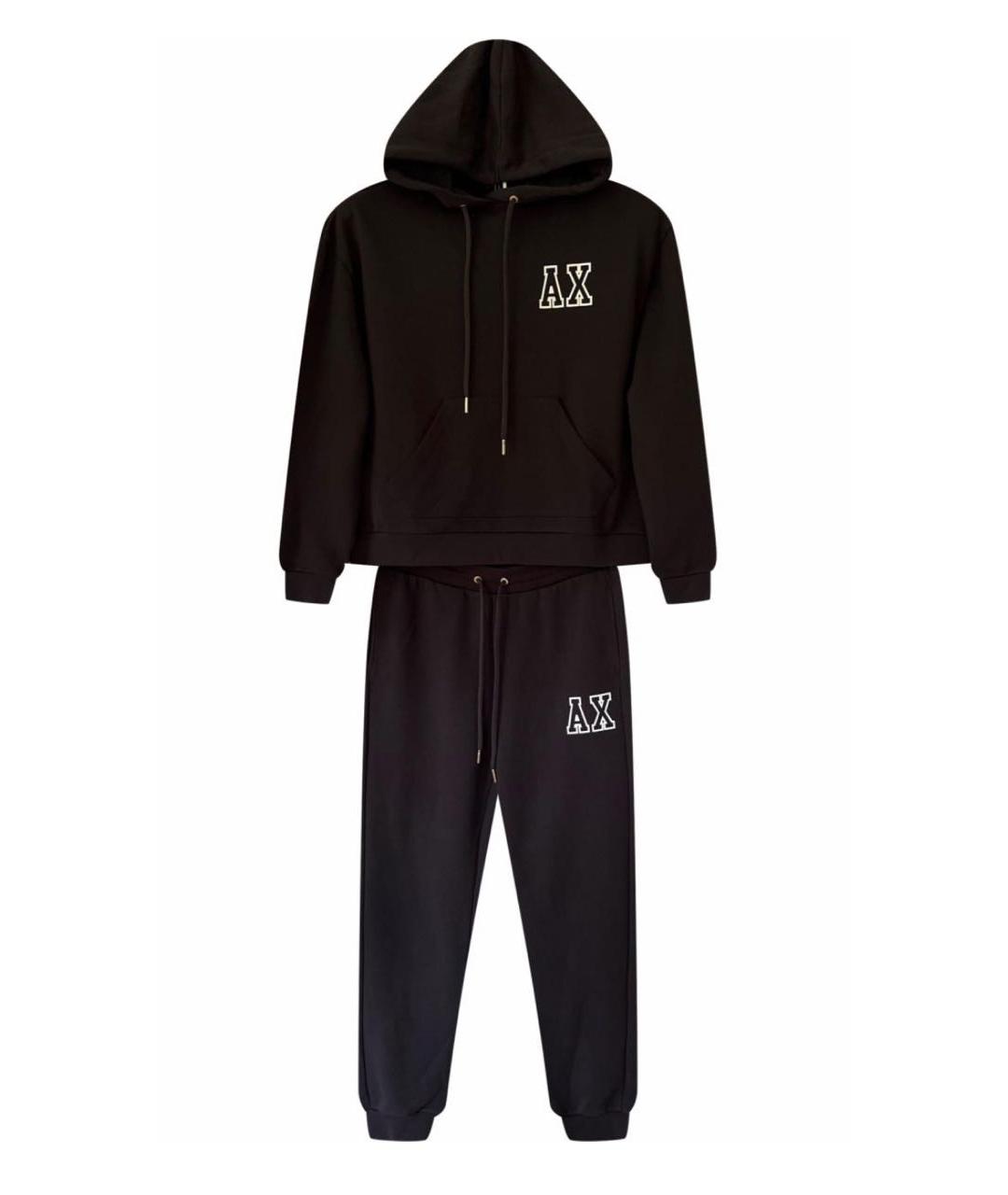 ARMANI EXCHANGE Черный хлопковый спортивные костюмы, фото 1