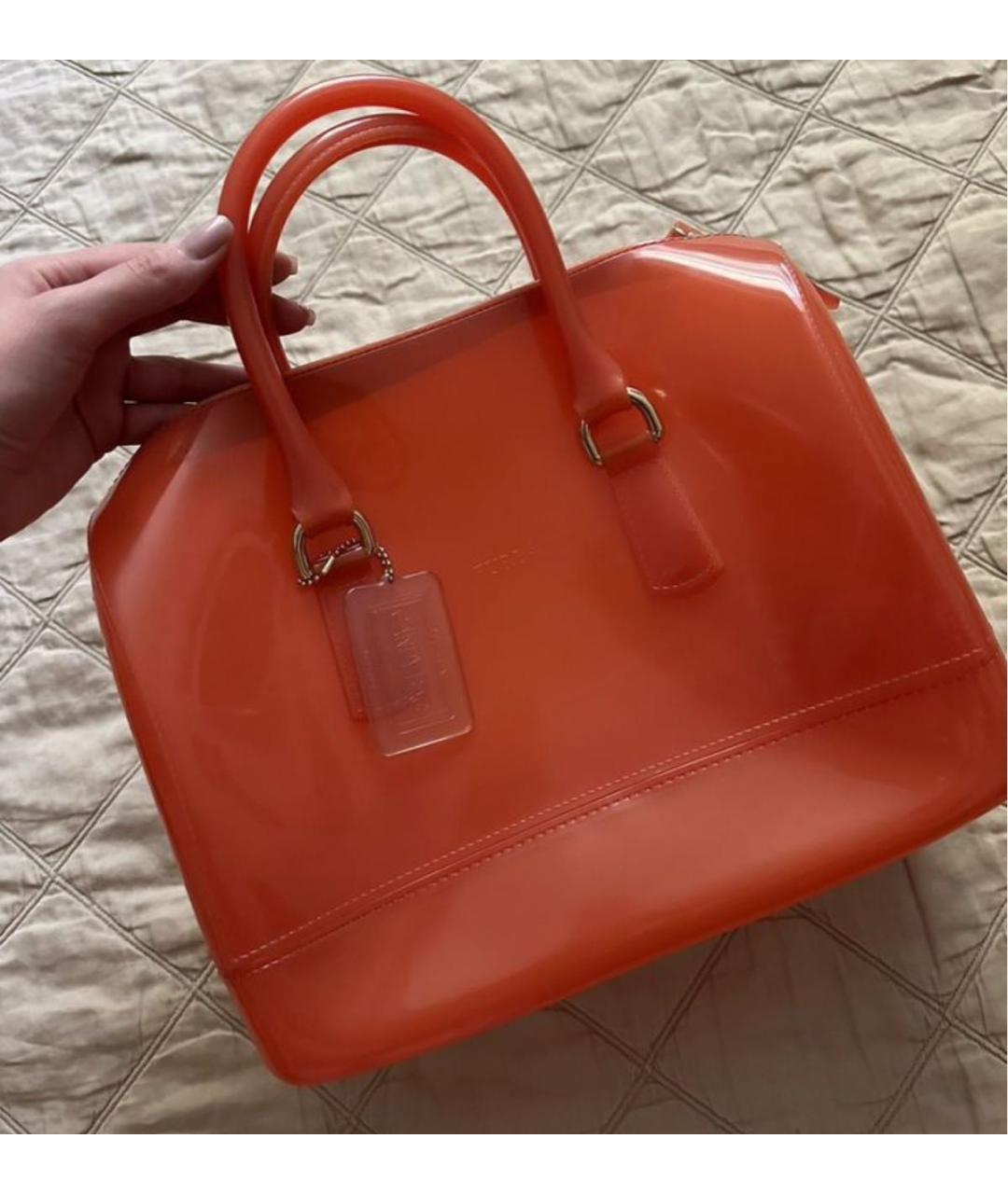 FURLA Оранжевая пляжная сумка, фото 5