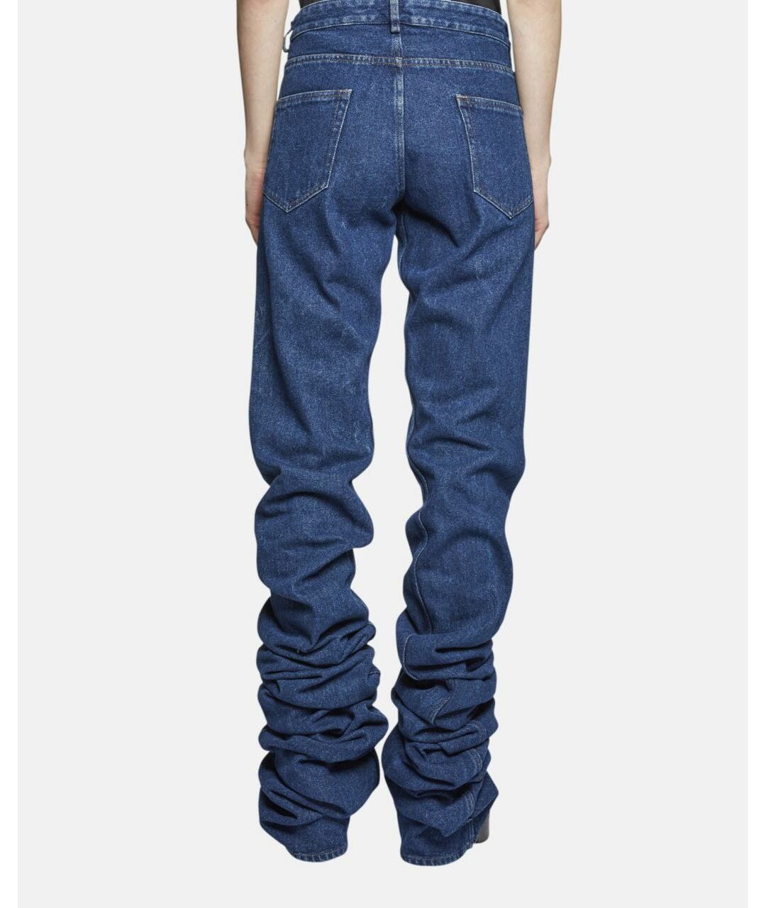 Y/PROJECT Синие прямые джинсы, фото 7