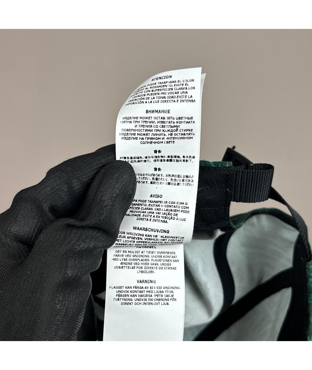 STONE ISLAND Зеленая хлопковая кепка/бейсболка, фото 8