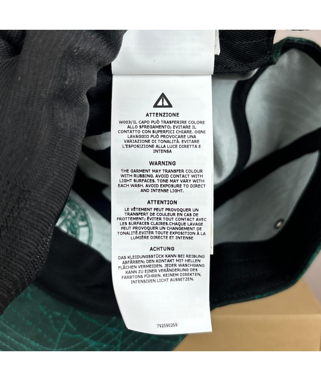 STONE ISLAND Зеленая хлопковая кепка/бейсболка, фото 7