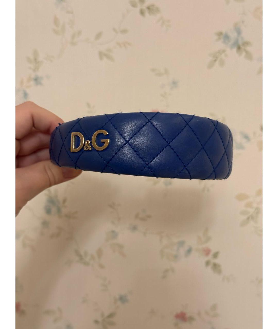 DOLCE&GABBANA Синий ободок, фото 8