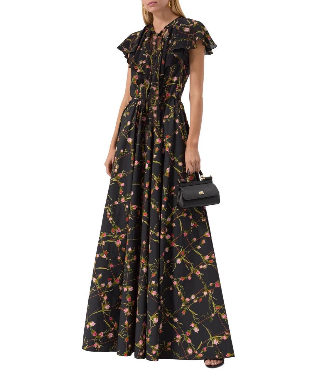 DOLCE&GABBANA Черная кожаная сумка через плечо, фото 6