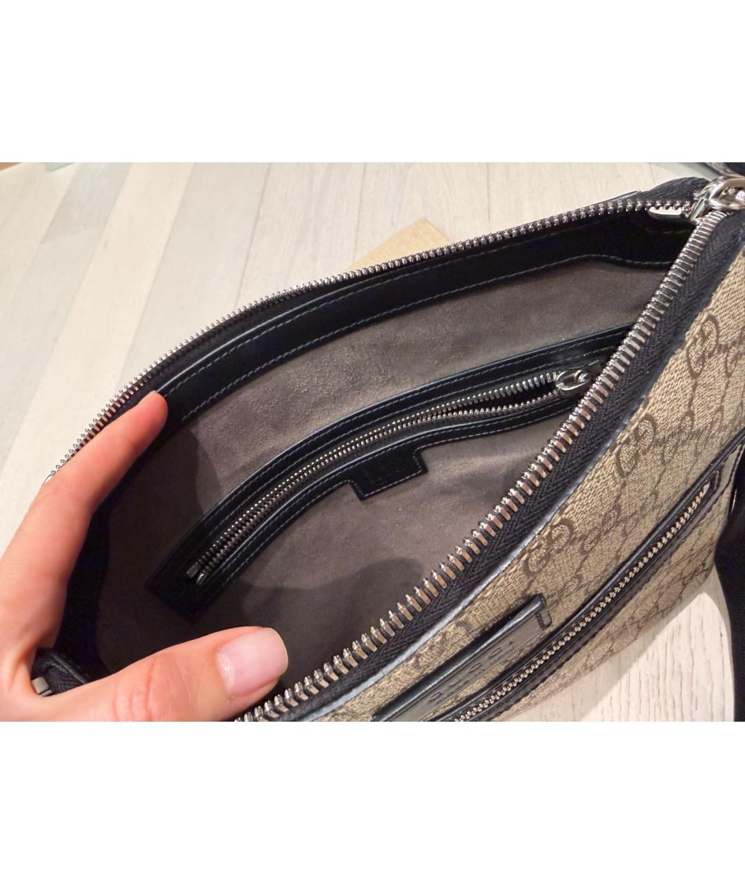 GUCCI Коричневая сумка на плечо, фото 4