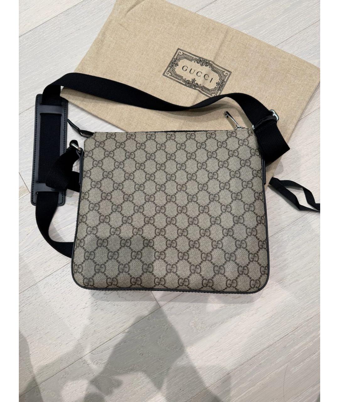 GUCCI Коричневая сумка на плечо, фото 2