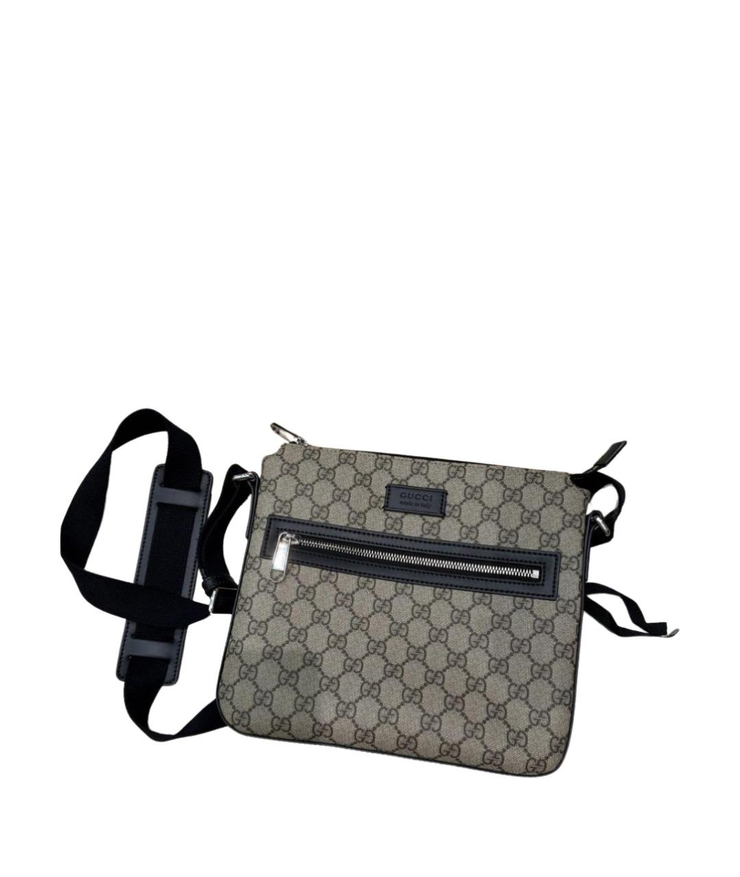 GUCCI Коричневая сумка на плечо, фото 1