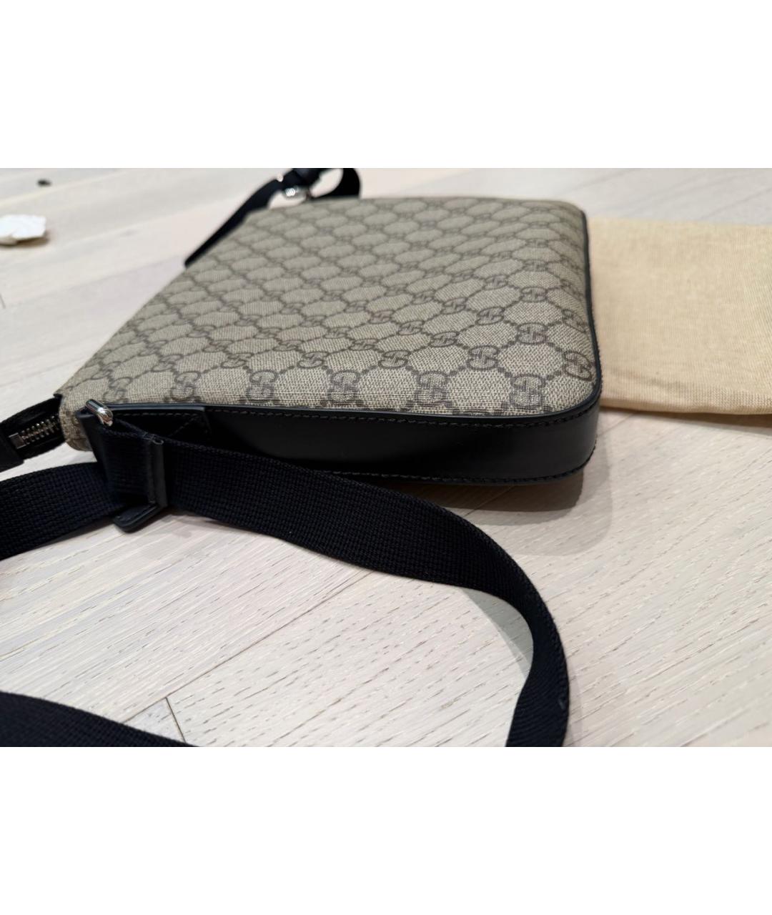 GUCCI Коричневая сумка на плечо, фото 3