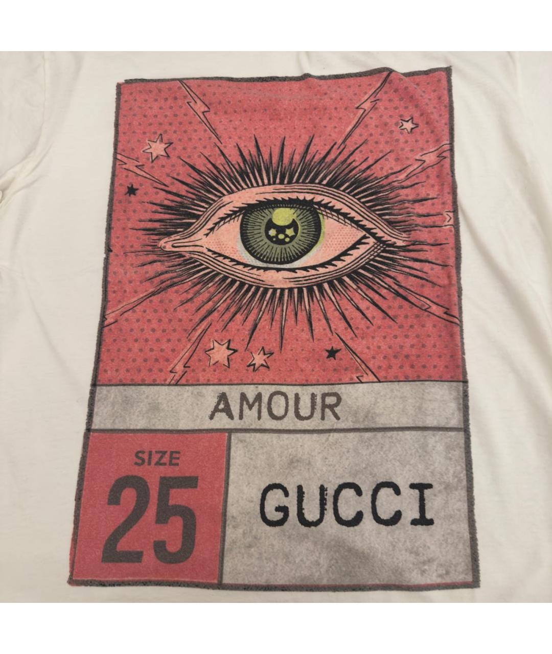 GUCCI Мульти хлопковая футболка, фото 4