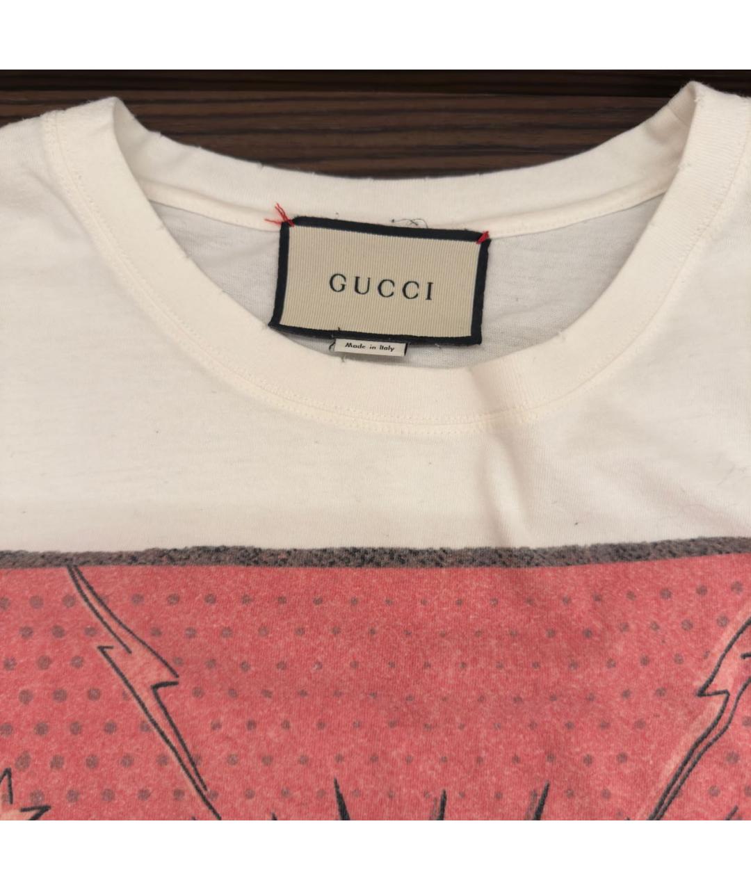 GUCCI Мульти хлопковая футболка, фото 5