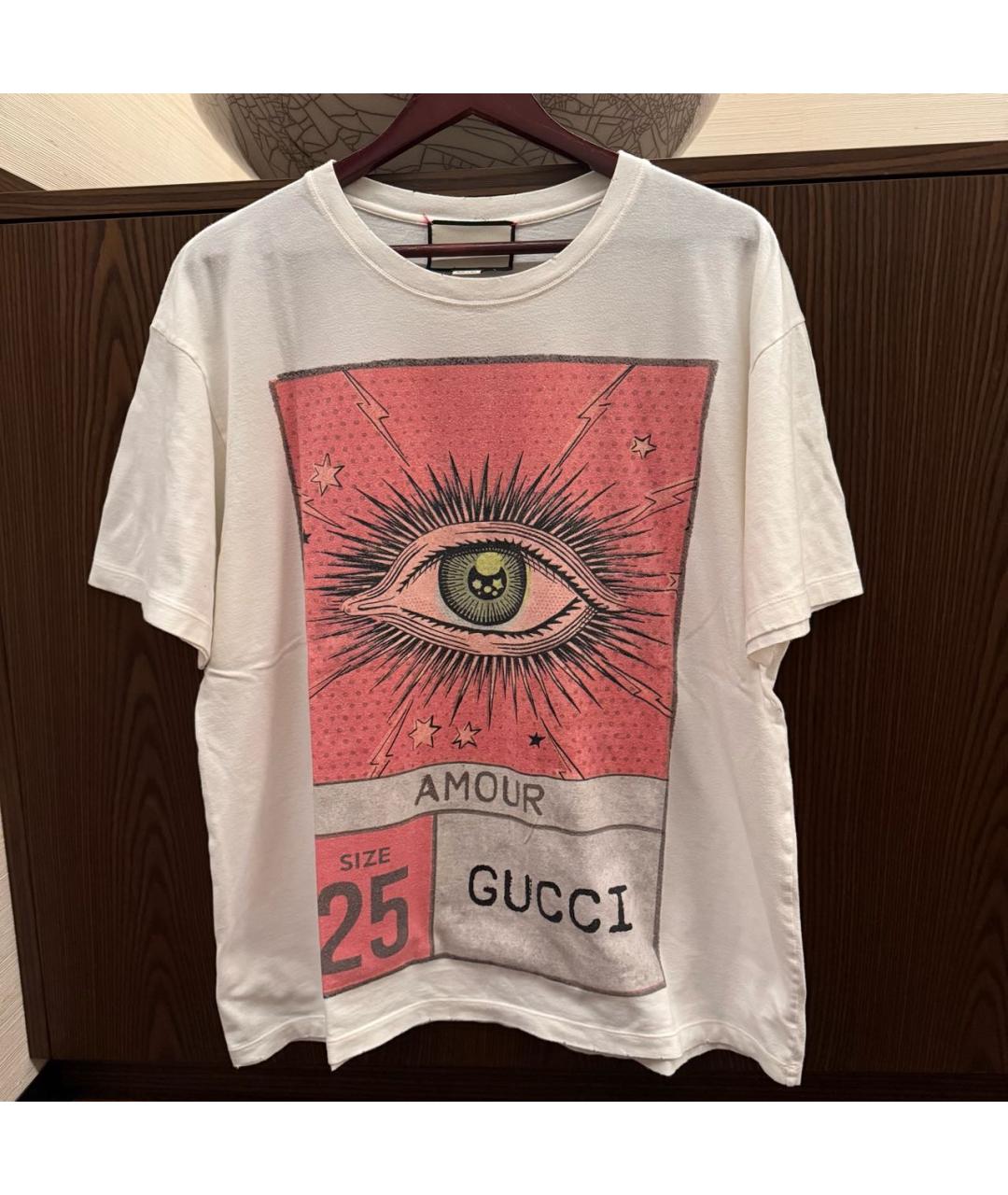 GUCCI Мульти хлопковая футболка, фото 6