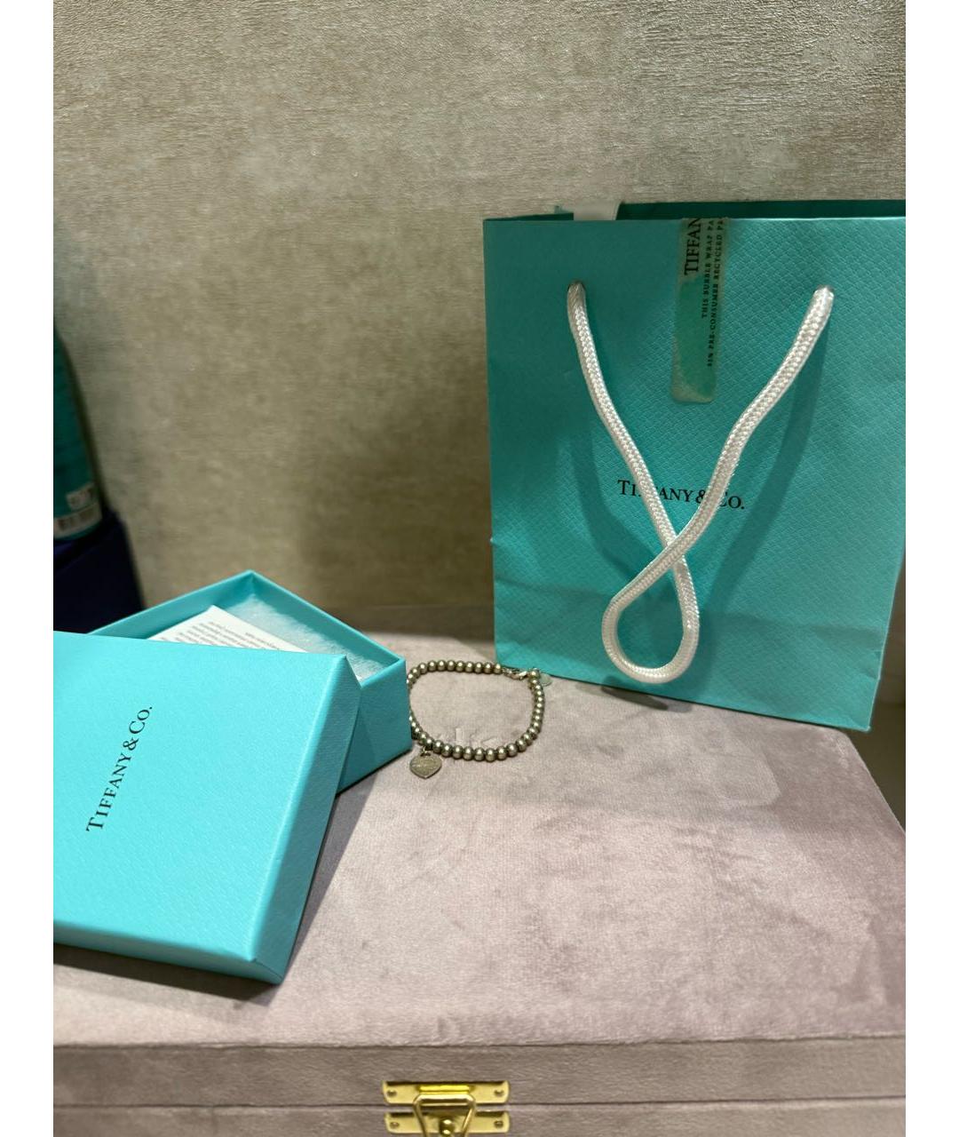TIFFANY&CO Серебрянный серебряный браслет, фото 3