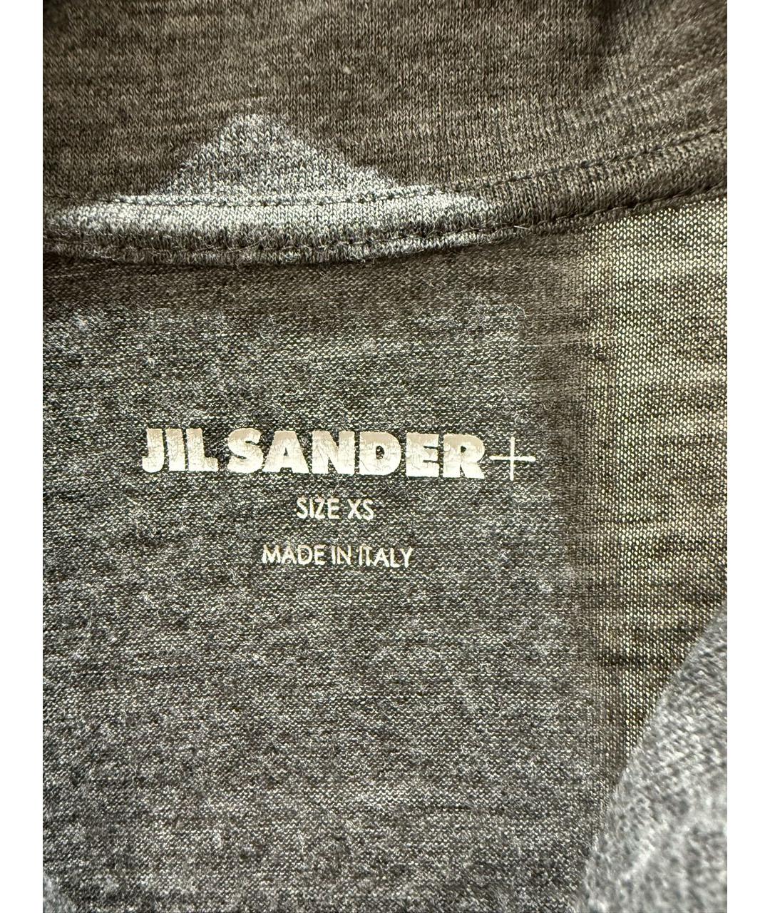 JIL SANDER Серая водолазка, фото 3