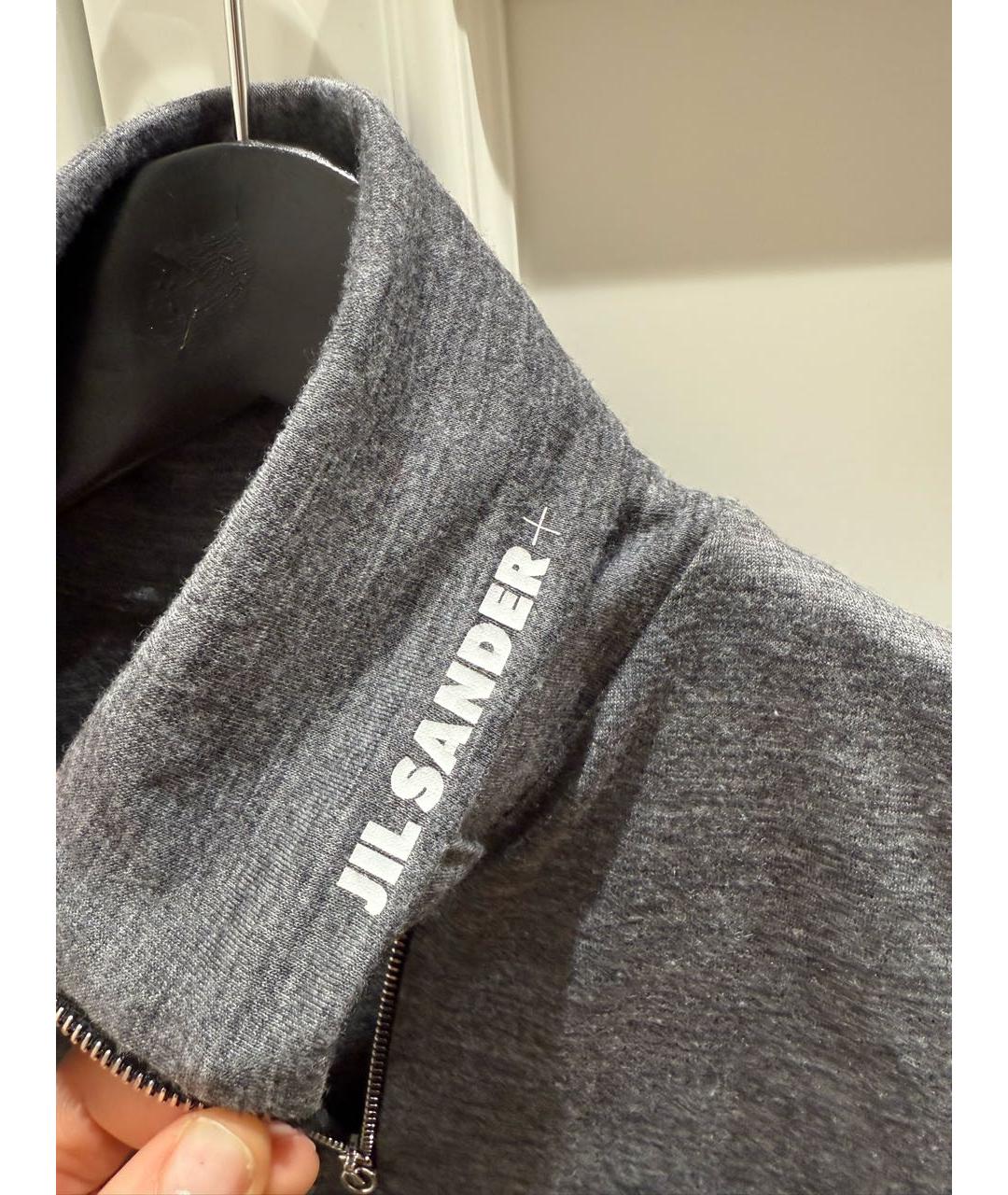 JIL SANDER Серая водолазка, фото 4